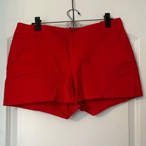 New York & Company Vibrant Red Women's Bermuda Shorts